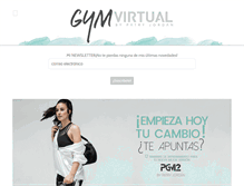 Tablet Screenshot of gymvirtual.com